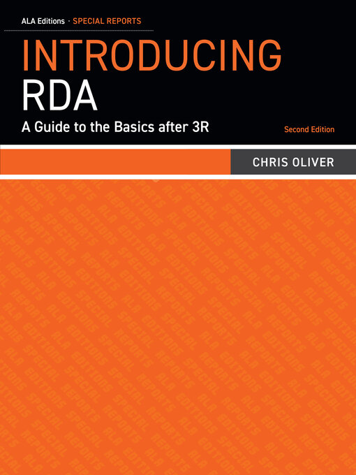Cover image for Introducing RDA